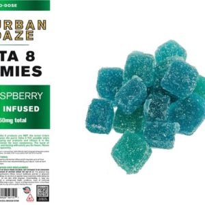 10mg Delta-8 Infused Gummies by Urban Daze 25 Count
