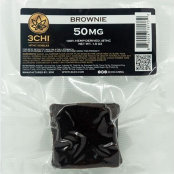 D8 Brownie by 3CHI 50mg