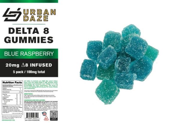20mg Delta-8 Gummies by Urban Daze