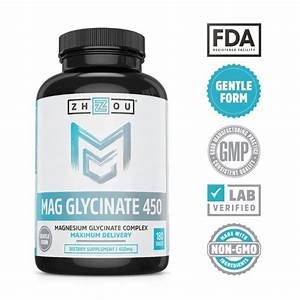 Magnesium Glycinate 450 by Zhou