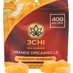 3 Chi HHC Gummies Orange Dreamsicle-25mg