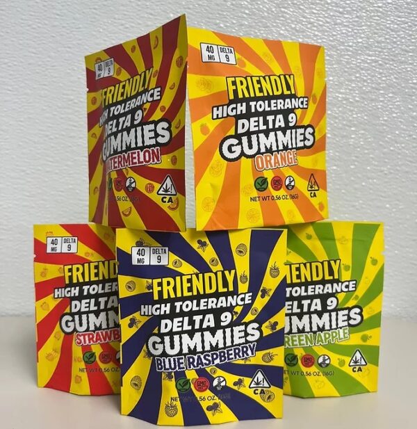High Tolerance Gummies by Friendly Farms