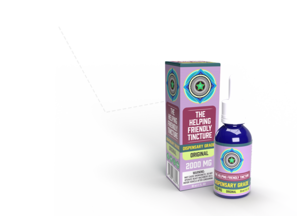 Helping Friendly Dispensary Grade Tincture- 2000mg