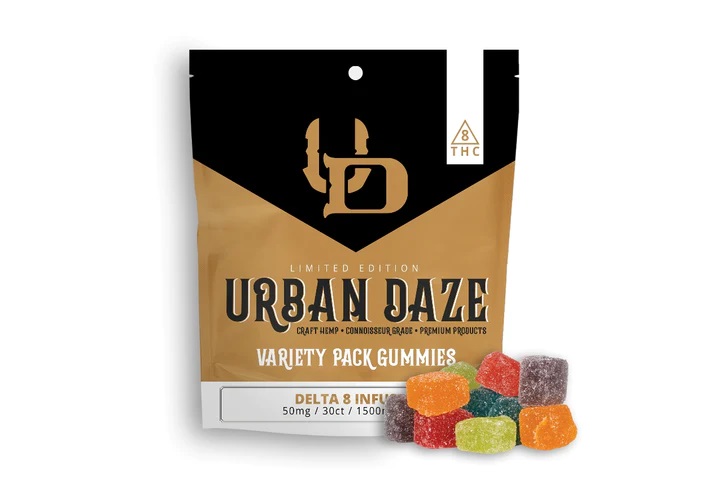 Urban Daze 50mg Gummies