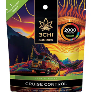 3CHI True Strain Gummies- Cruise Control