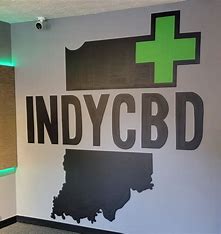 A photo of one of the owners of Indy CBD Plus