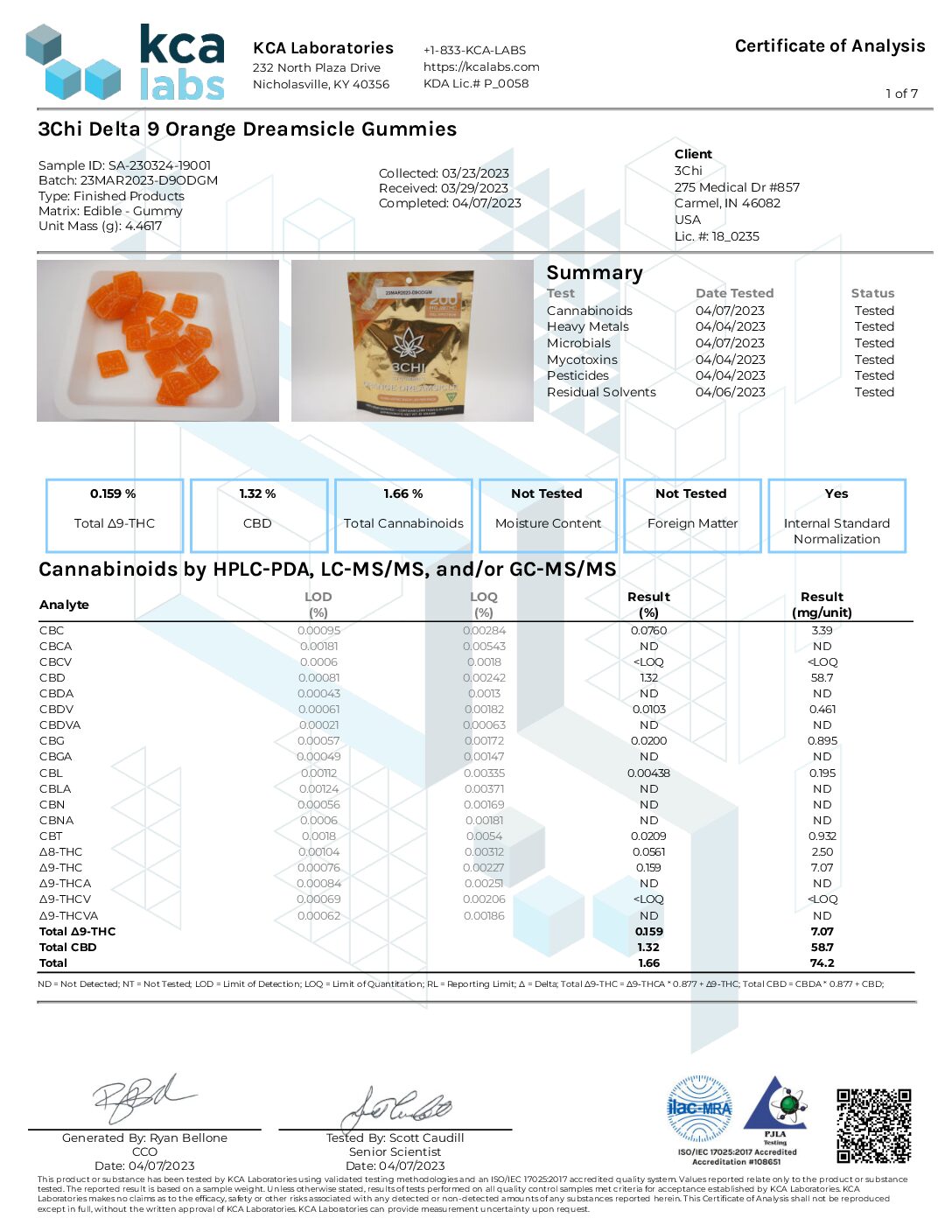 3CHI Delta 9 Dispensary Grade Gummies