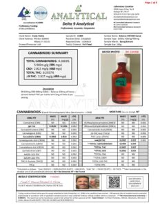 800 mg Balance 1:1 Live Rosin Delta 9 THC/CBD Syrup - Pink Lemonade (Hybrid) by Enjoy